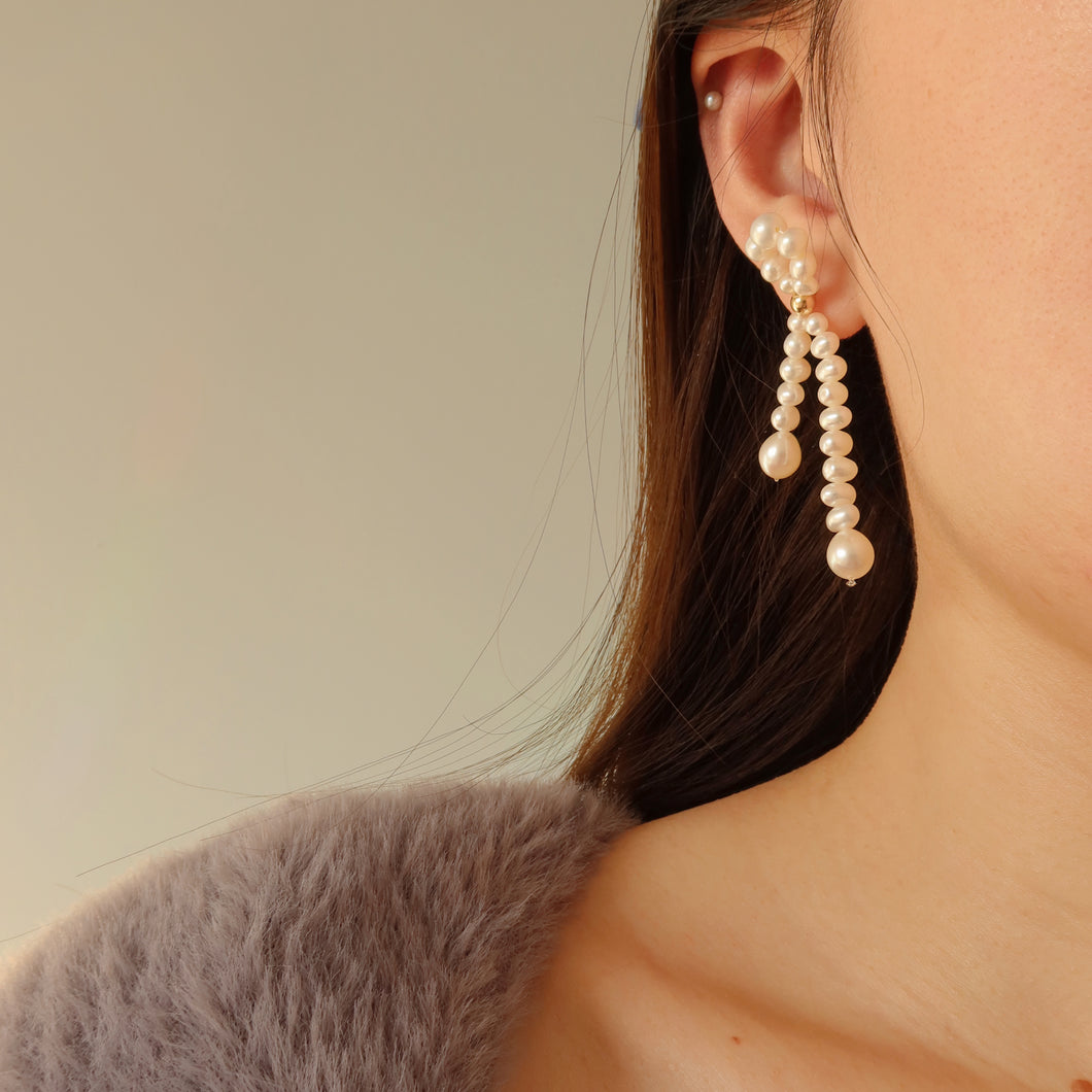 Pearl Knot Earrings