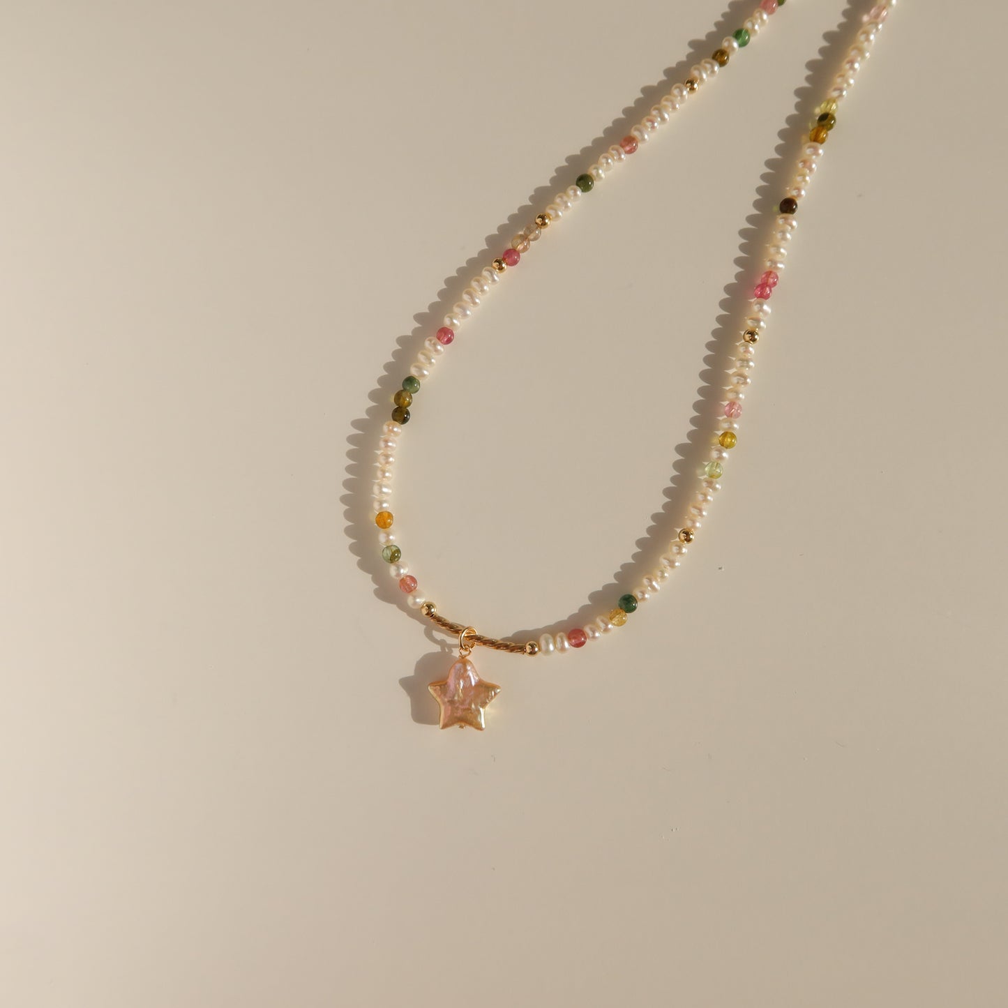 Tourmaline & Pearl Necklaces