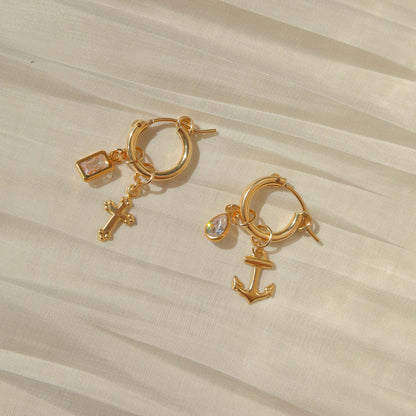 Anchor Earring Charms (Single)