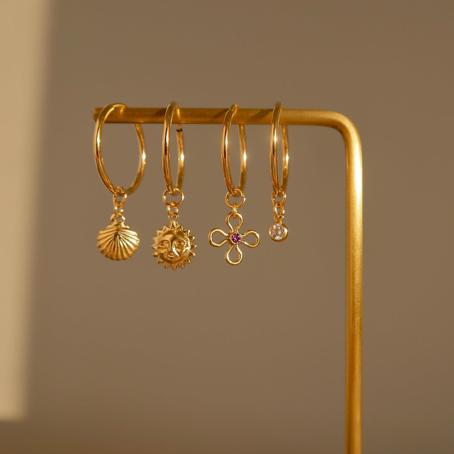 Lucky Clover Earring Charms