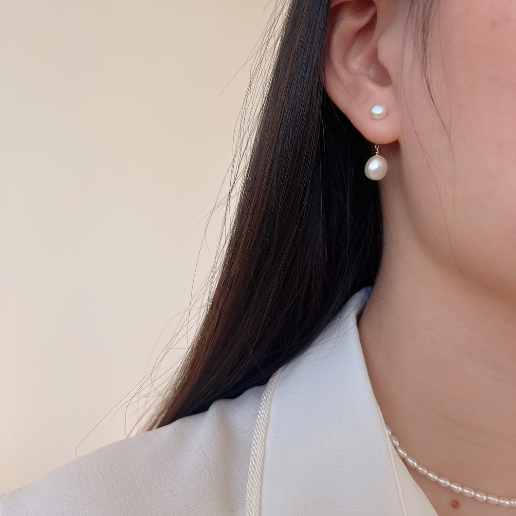 Natalie Pearl Earrings