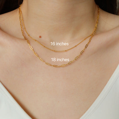 Dainty Snake Chain Necklaces