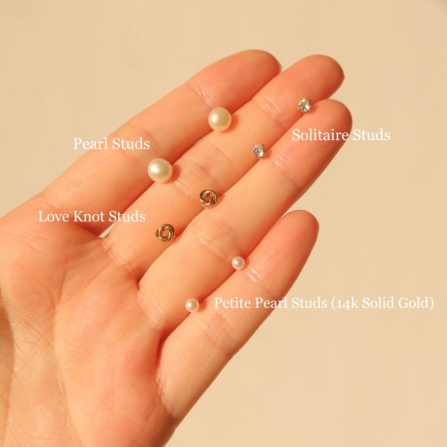 Petite Pearl Studs (18k Gold)