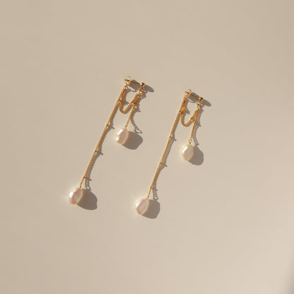 Tanya Pearl Dangle Earrings