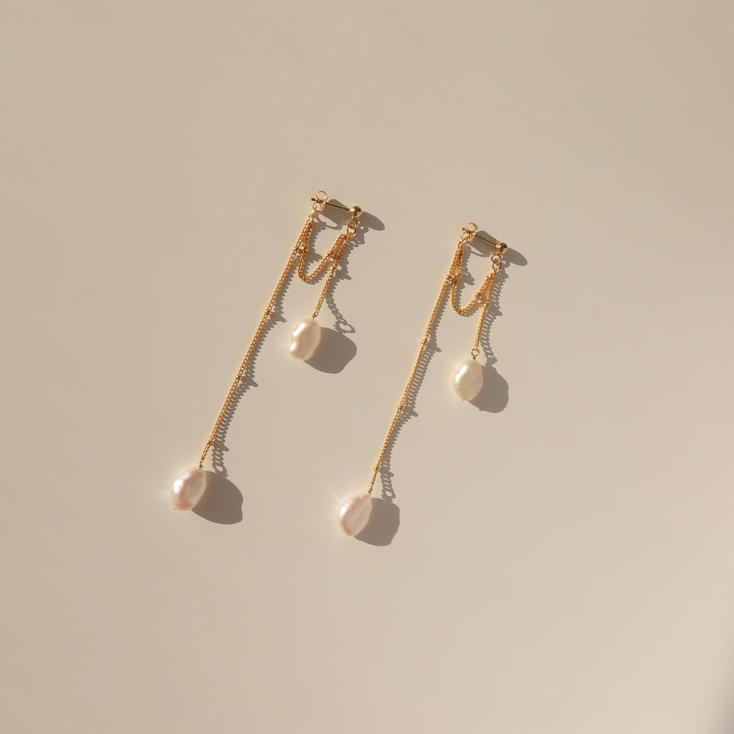 Tanya Pearl Dangle Earrings