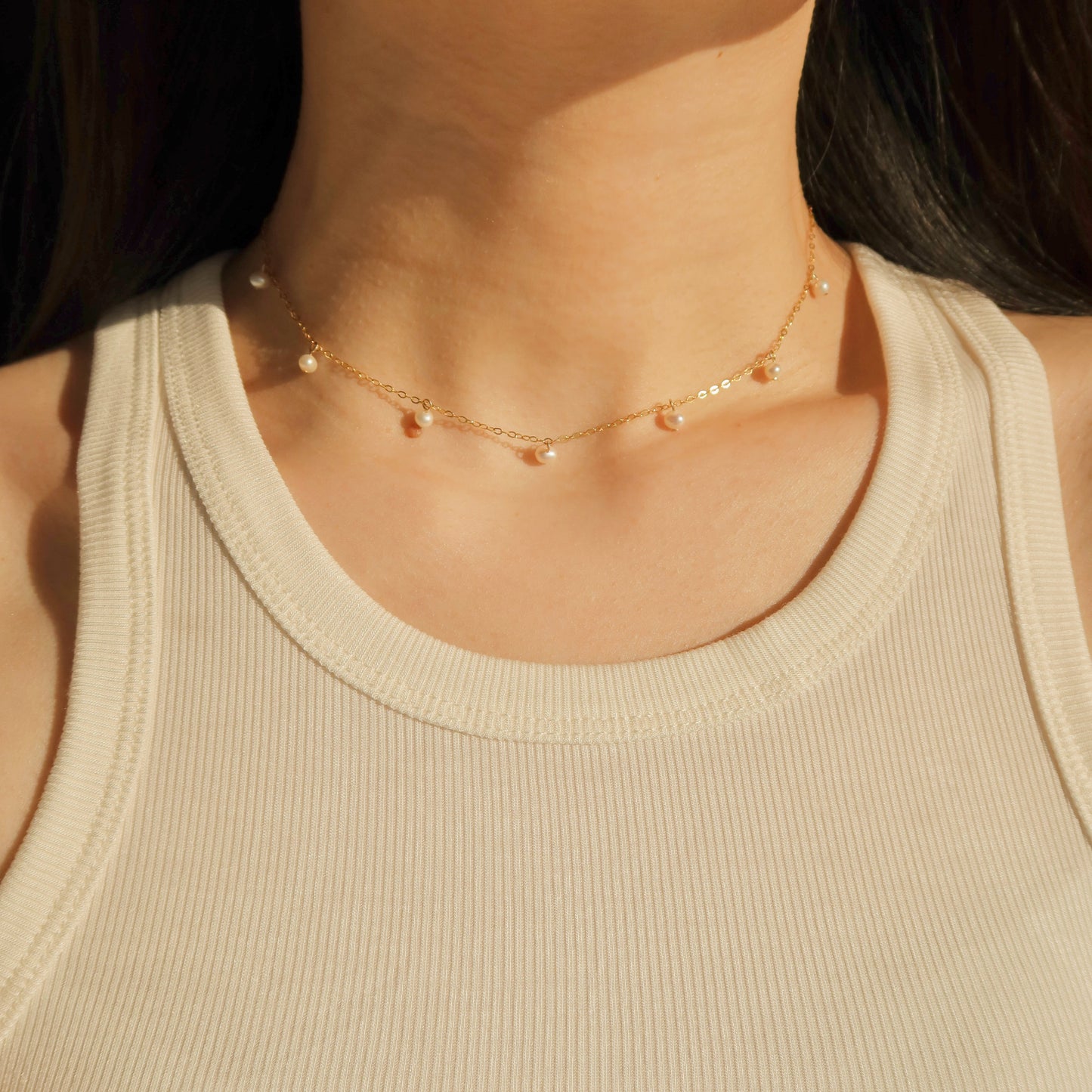 Bella Little Pearl Chokers