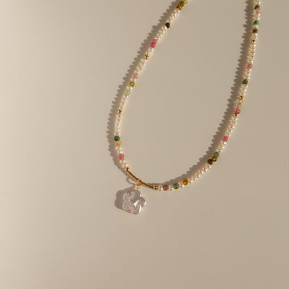 Tourmaline & Pearl Necklaces