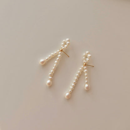 Pearl Knot Earrings