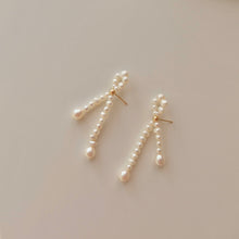 Load image into Gallery viewer, Pearl Knot Earrings
