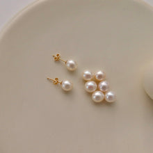 Load image into Gallery viewer, Athena Large Pearl Studs
