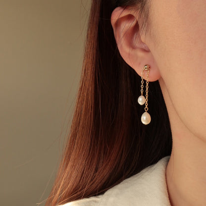 Rita Pearl Drop Earrings