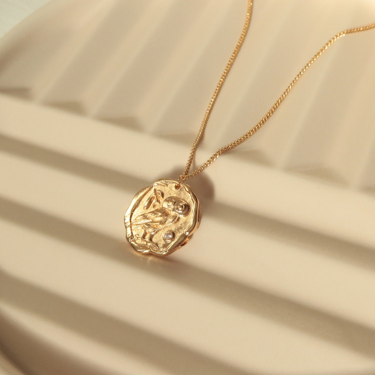 Athenian Owl Necklace