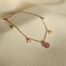 Load image into Gallery viewer, Strawberry crystal bracelet
