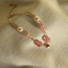 Load image into Gallery viewer, Hearty Strawberry Crystal Bracelet
