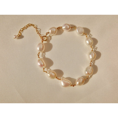 Chunky Baroque Pearl Bracelet