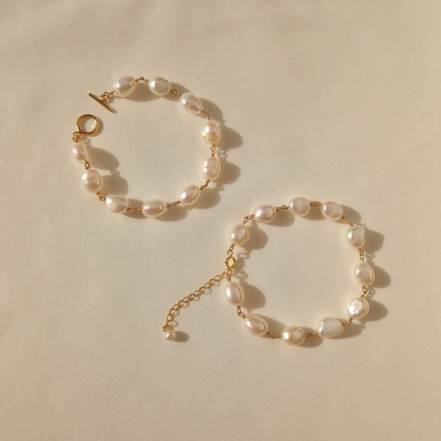 Chunky Baroque Pearl Bracelet