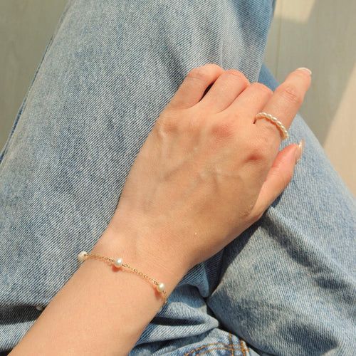 Pearl satellite bracelet 