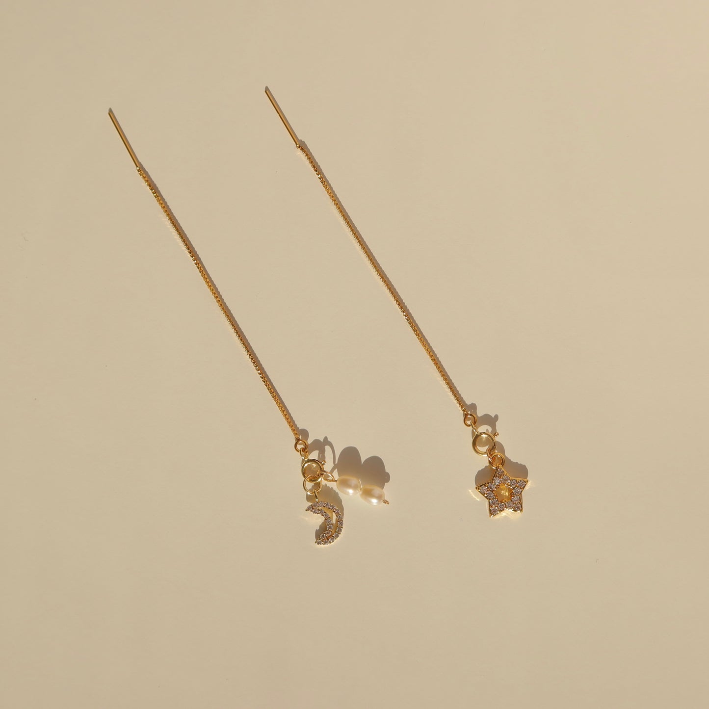 Double Rice Pearl Earring Charms (Single)