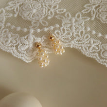 Load image into Gallery viewer, Braided Pearl Hoops
