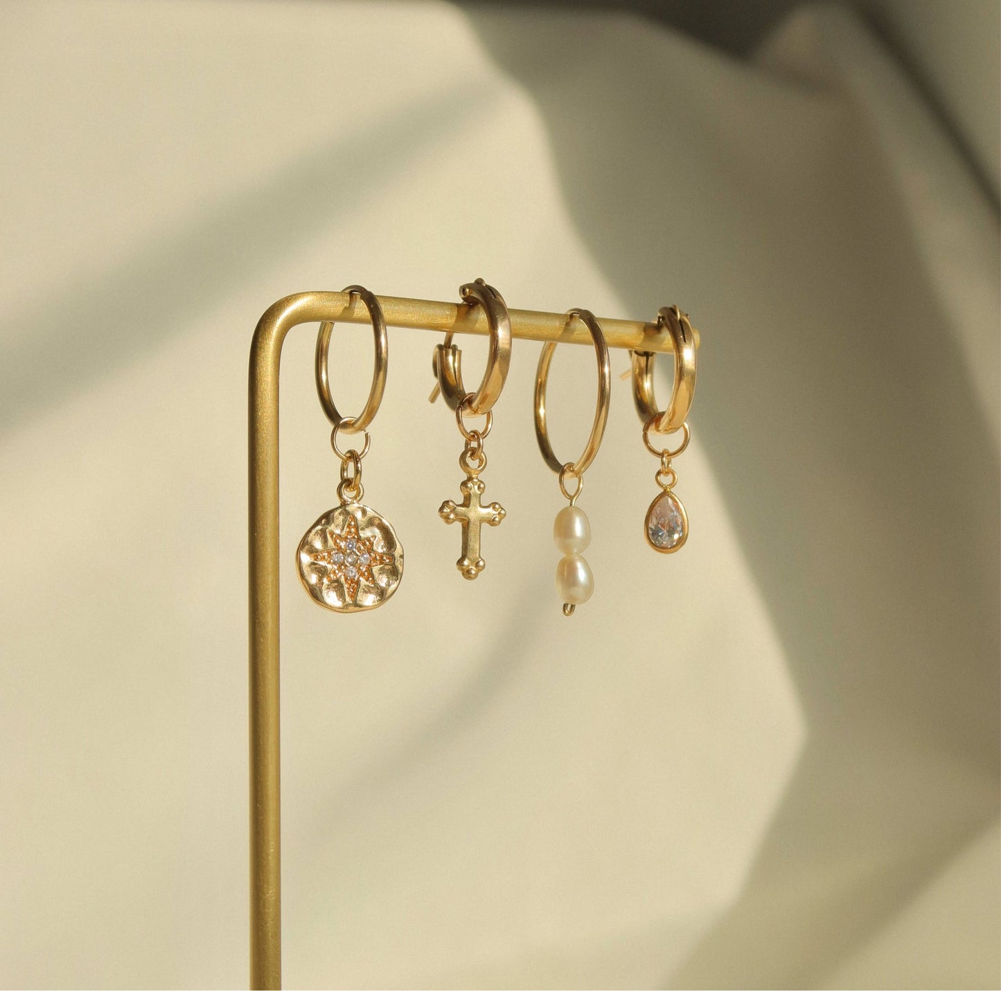 Double Rice Pearl Earring Charms (Single)