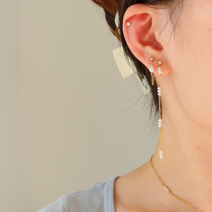 Petite Pearl Studs (18k Gold)