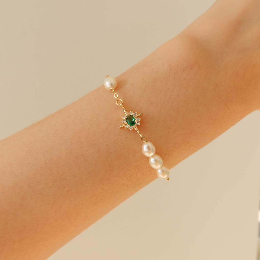 Olive Star Bracelet