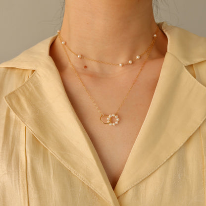 Double Loop Necklaces